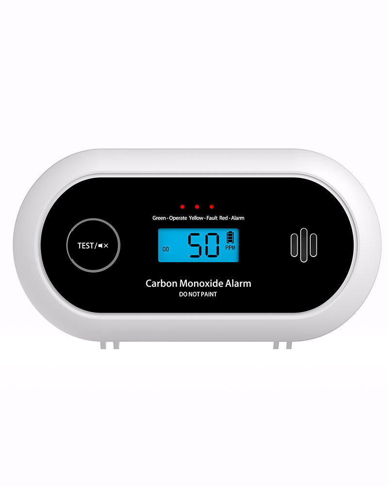 KIMROG 10-Year Battery Carbon Monoxide Detector, Portable Travel CO Detector Alarm - CM02