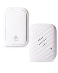 KIMROG Battery-Free Wireless Doorbell,No Batteries Needed (White) - SWD01